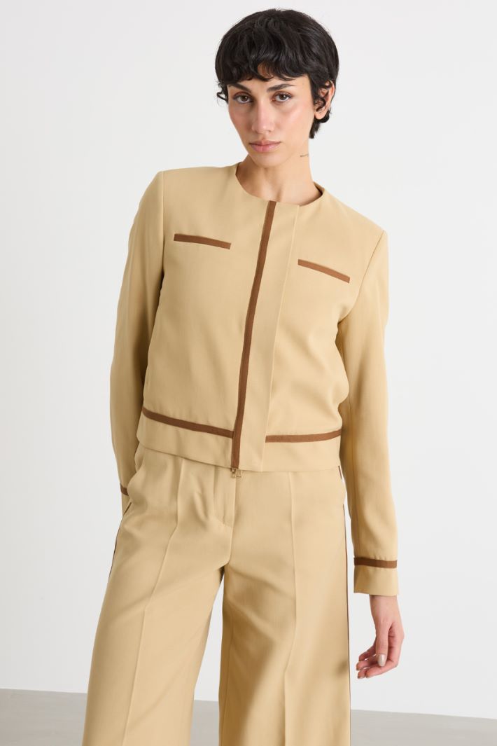 Cropped boxy jacket Intrend - 2