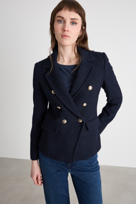 Stretch Basketweave Jacket Intrend