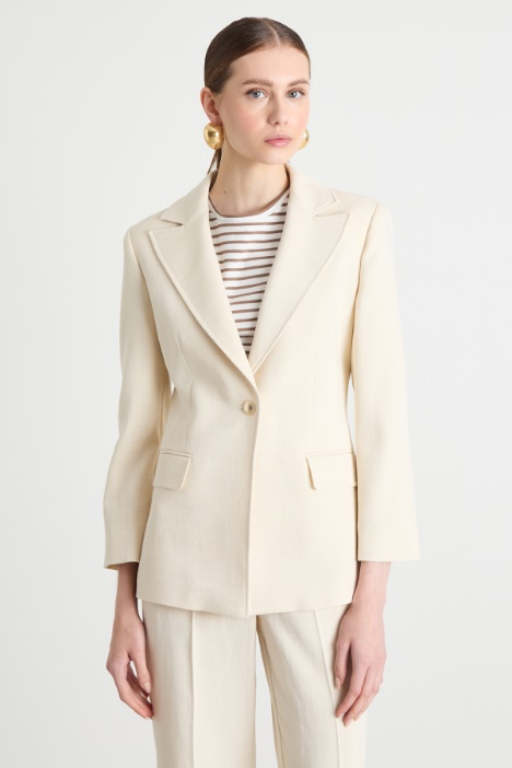 Blazer in tessuto natté Intrend