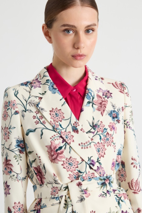 Blazer doppiopetto con cintura