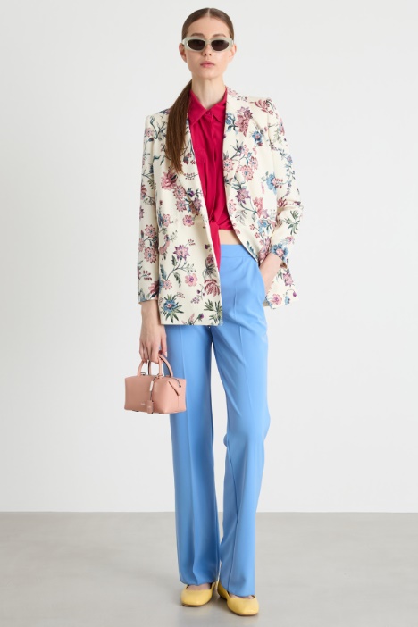 Belted double-breasted blazer Intrend