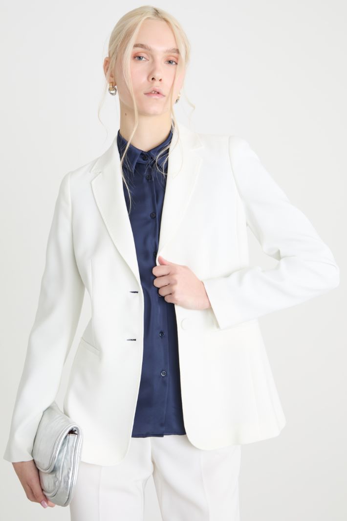Single-breasted cady blazer Intrend - 2