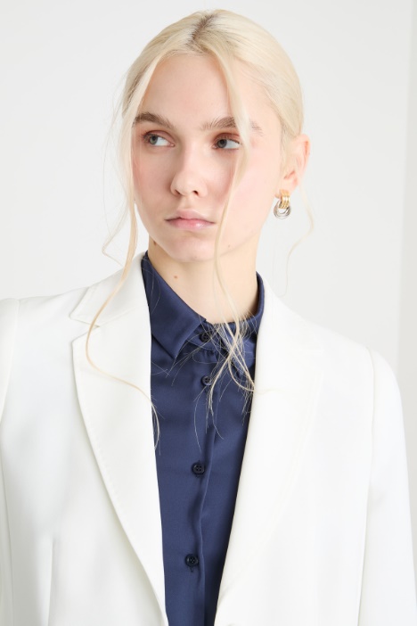 Blazer monopetto in cady