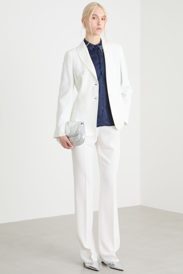 Single-breasted cady blazer Intrend