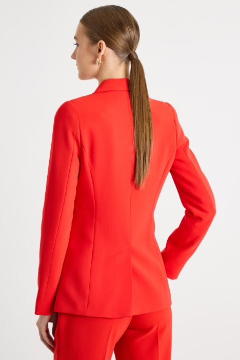 Blazer monopetto in cady