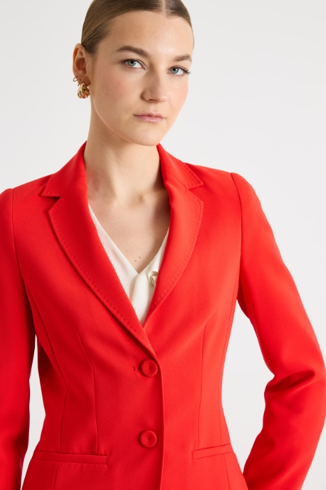 Blazer monopetto in cady