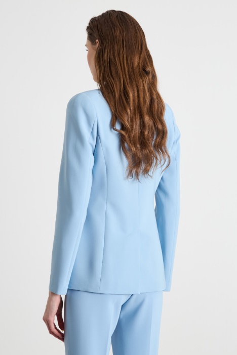 Blazer monopetto in cady