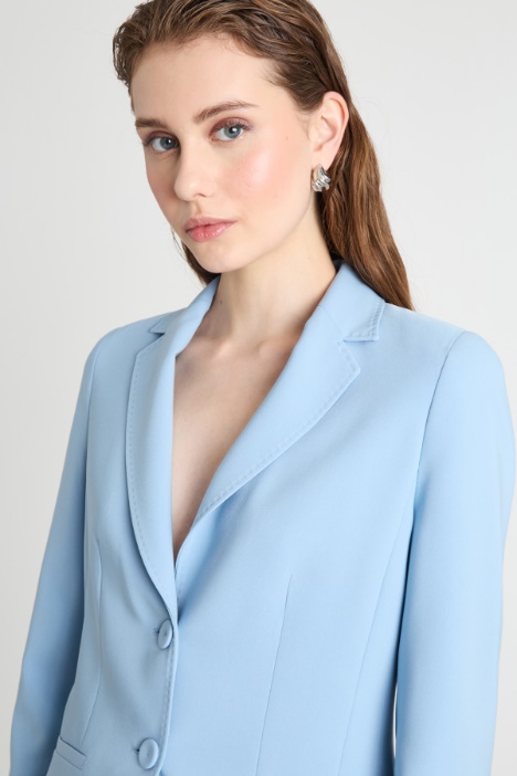 Blazer monopetto in cady