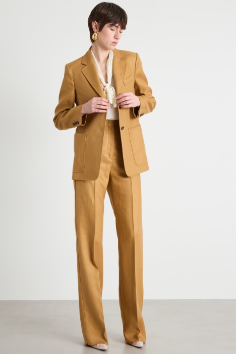 Blazer de botonadura sencilla Intrend