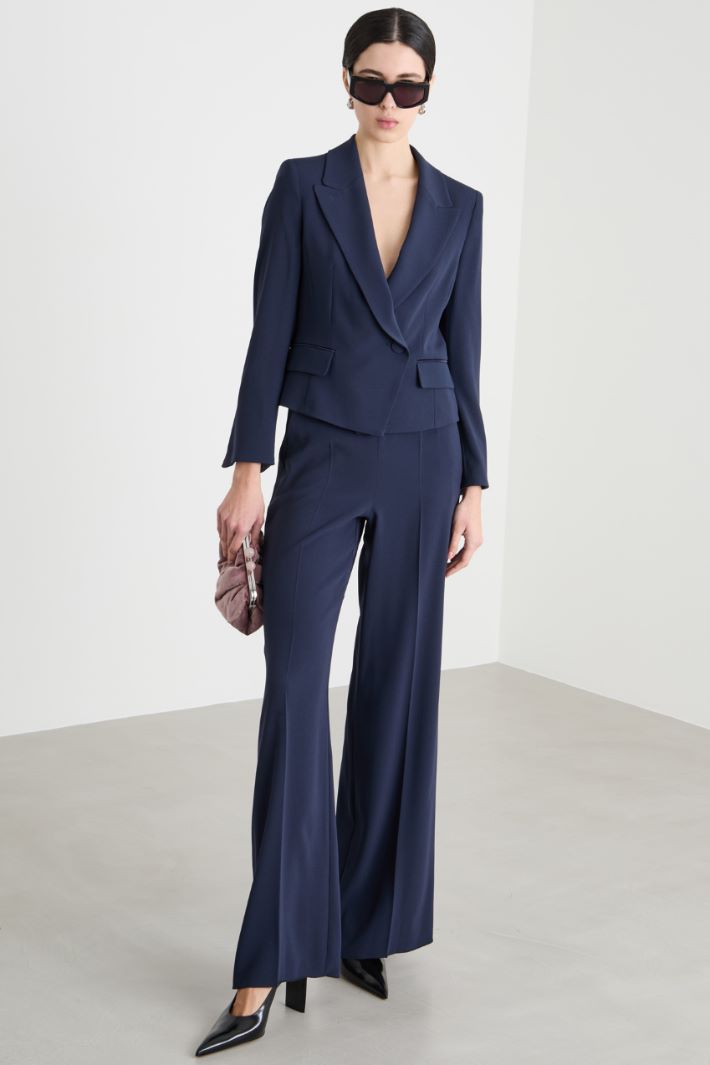 Spencer in cady con bottone singolo Intrend