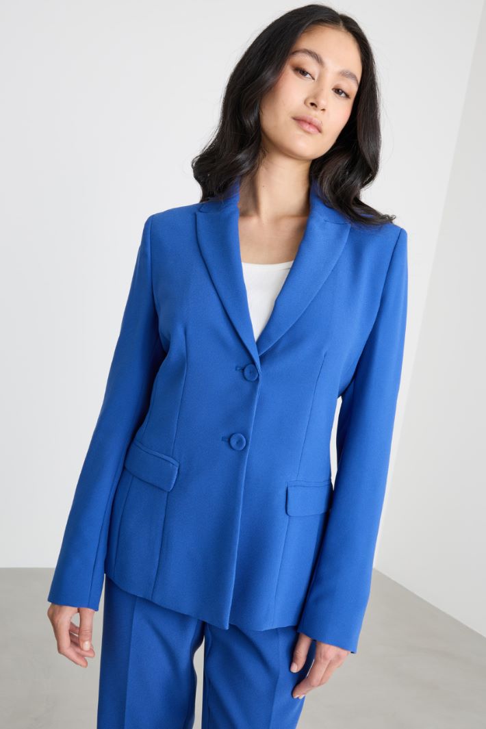 Matte satin blazer Intrend - 2