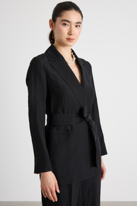 Blazer con cintura