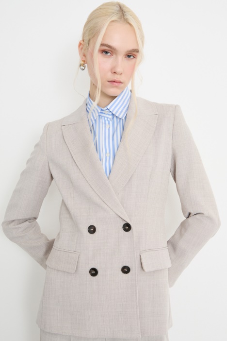 Longline double-breasted blazer Intrend