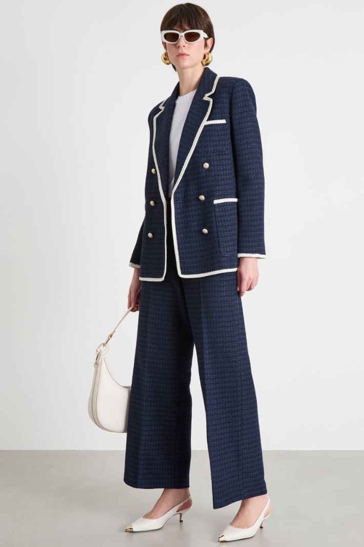 Blazer in stuoia Intrend