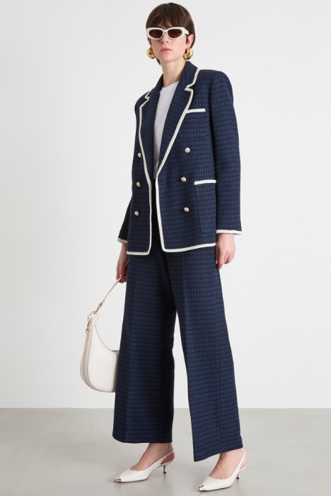 Blazer in stuoia Intrend