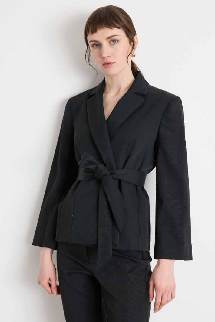 Blazer con cintura Intrend - 2