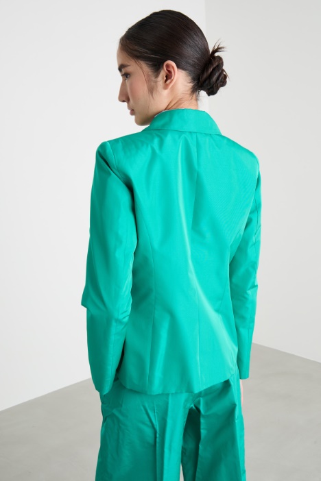 Blazer in taffettà