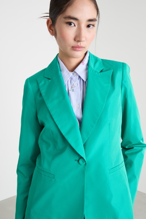Blazer in taffettà