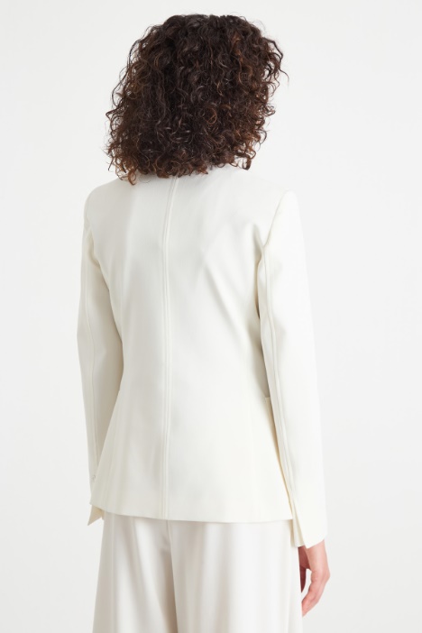 Blazer doppiopetto in twill