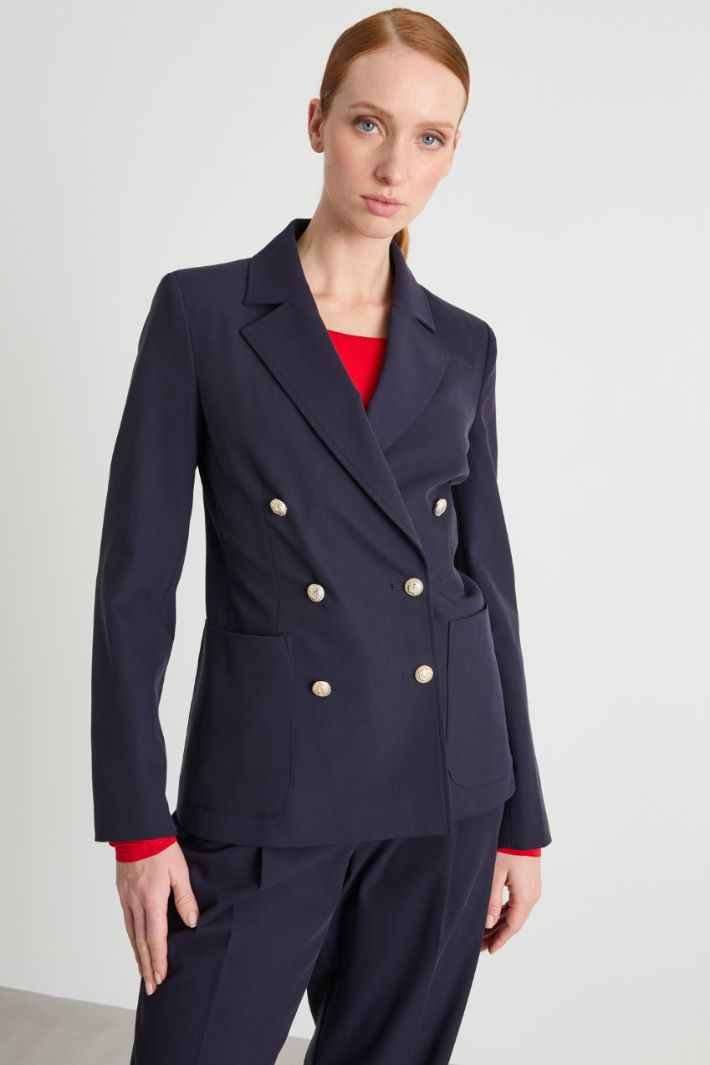 Blazer doppiopetto in twill Intrend - 2