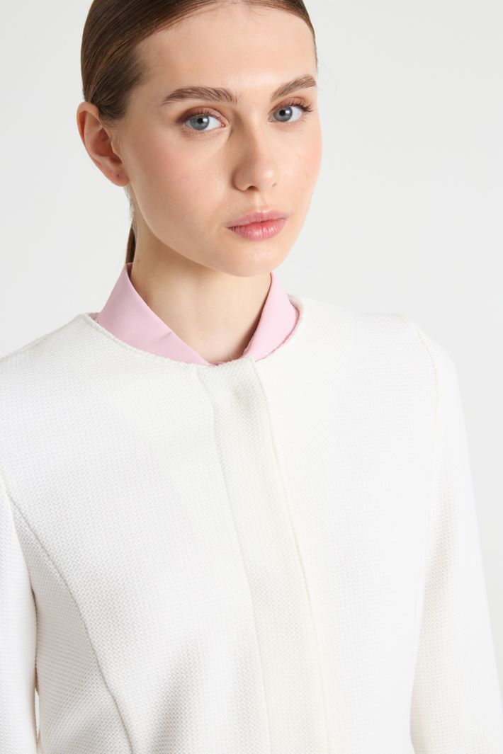Fitted basketweave jacket Intrend - 3