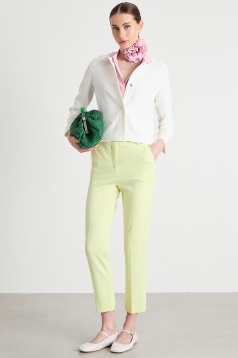 Chaqueta entallada de natté Intrend