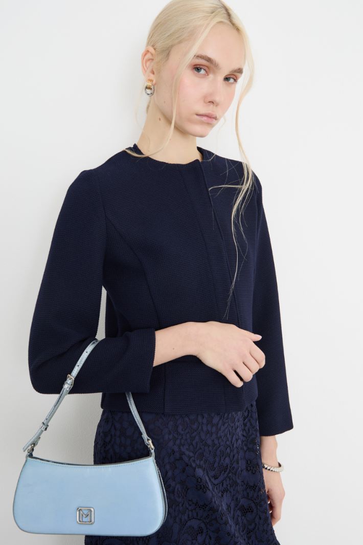 Fitted basketweave jacket Intrend - 2