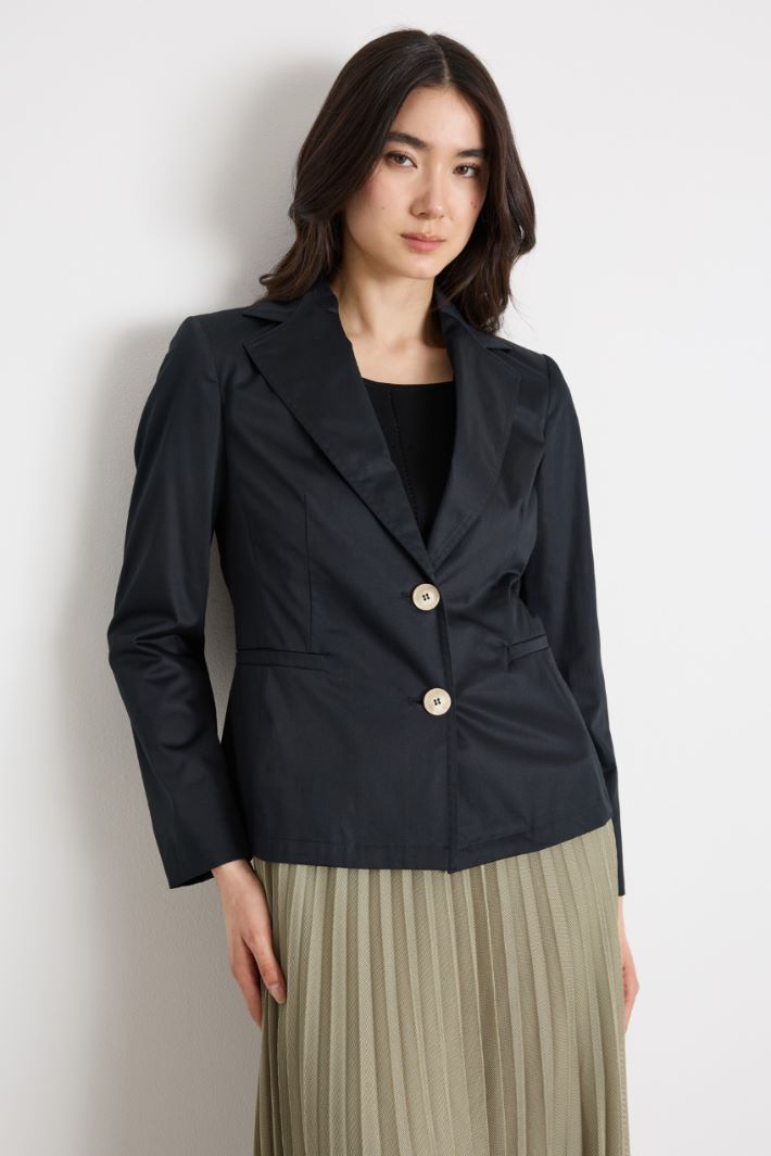 Geometric-print fitted blazer Intrend - 2