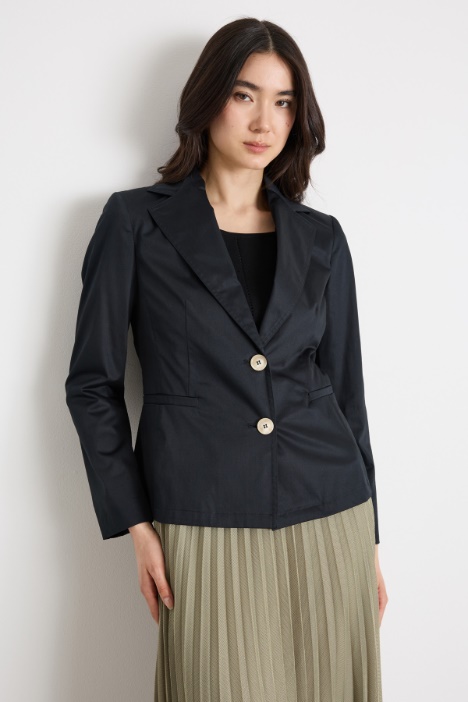 Geometric-print fitted blazer Intrend