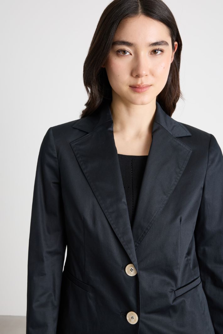 Geometric-print fitted blazer Intrend - 3