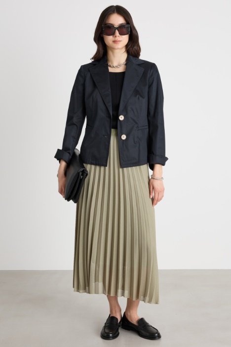 Geometric-print fitted blazer Intrend