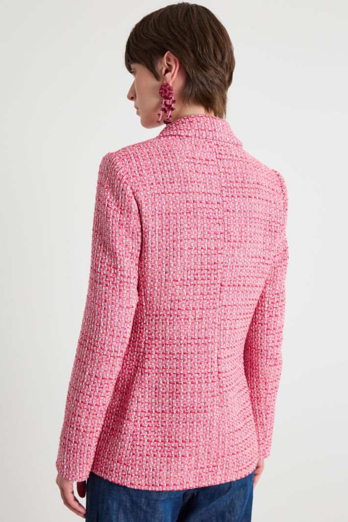 Basketweave blazer Intrend - 4