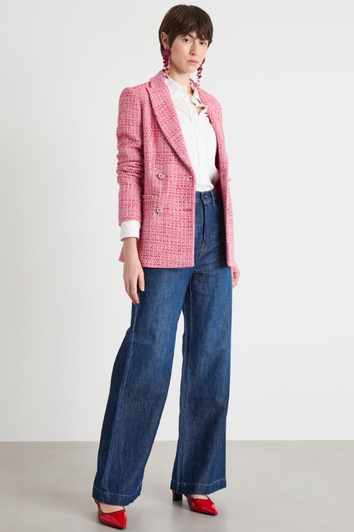 Basketweave blazer Intrend