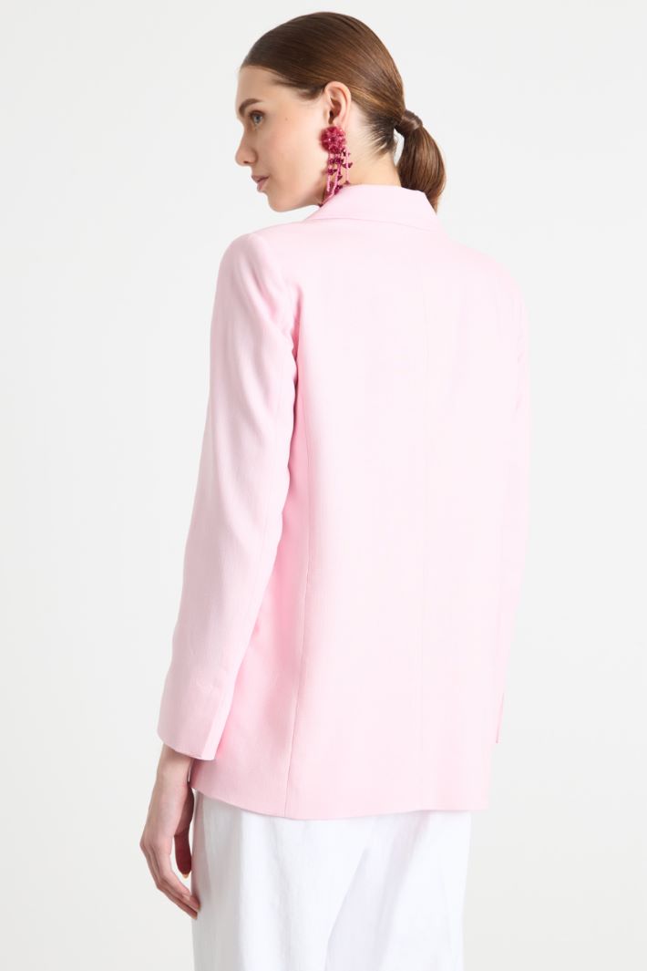 Oversized basketweave blazer Intrend - 4