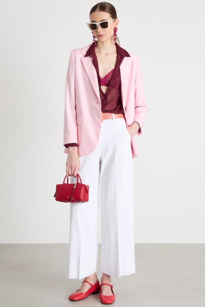 Oversized basketweave blazer Intrend