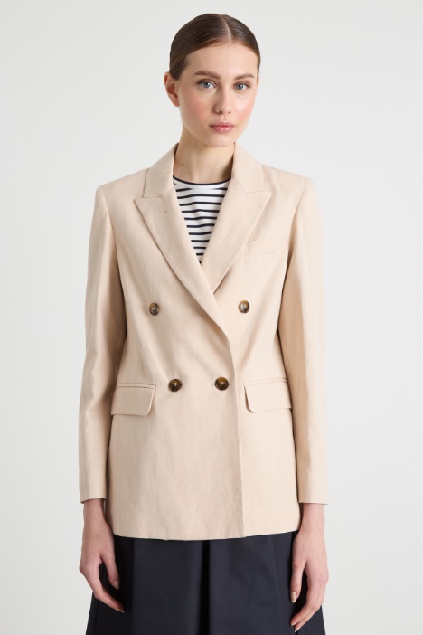 Long twill blazer Intrend