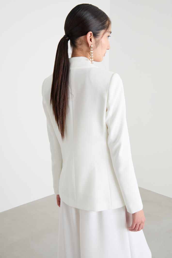Double-breasted blazer with covered buttons Intrend - 4