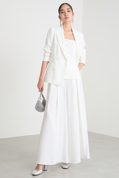 Double-breasted blazer with covered buttons Intrend