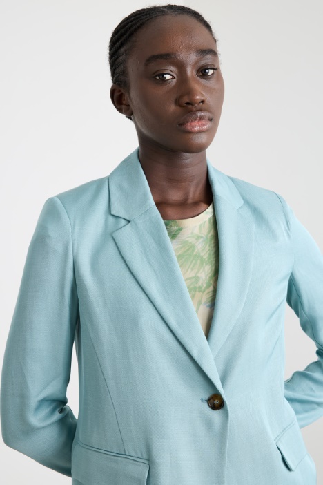 Blazer con bottone singolo
