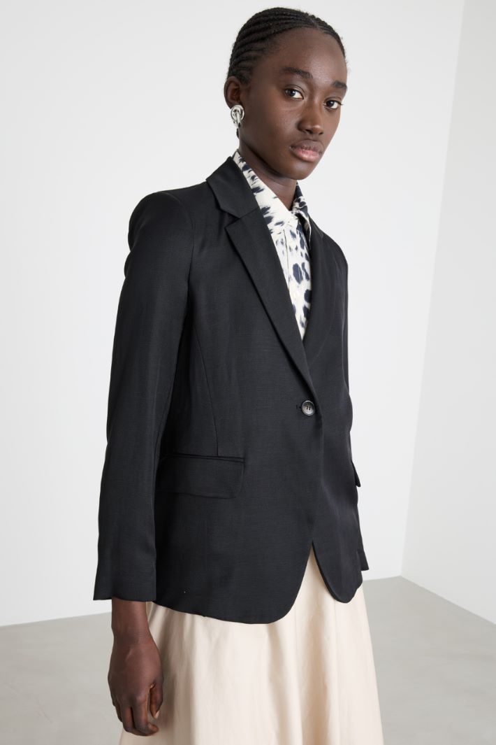Blazer con bottone singolo Intrend - 3