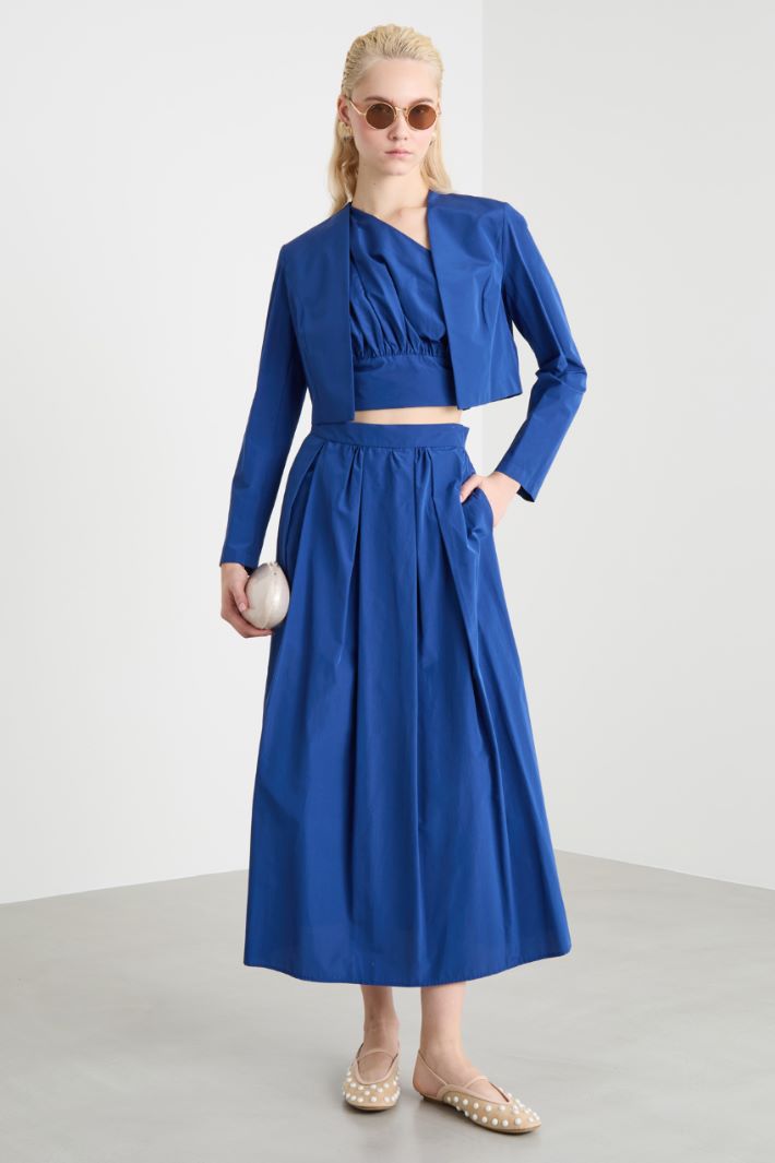 Bolero abierto de tafetán Intrend