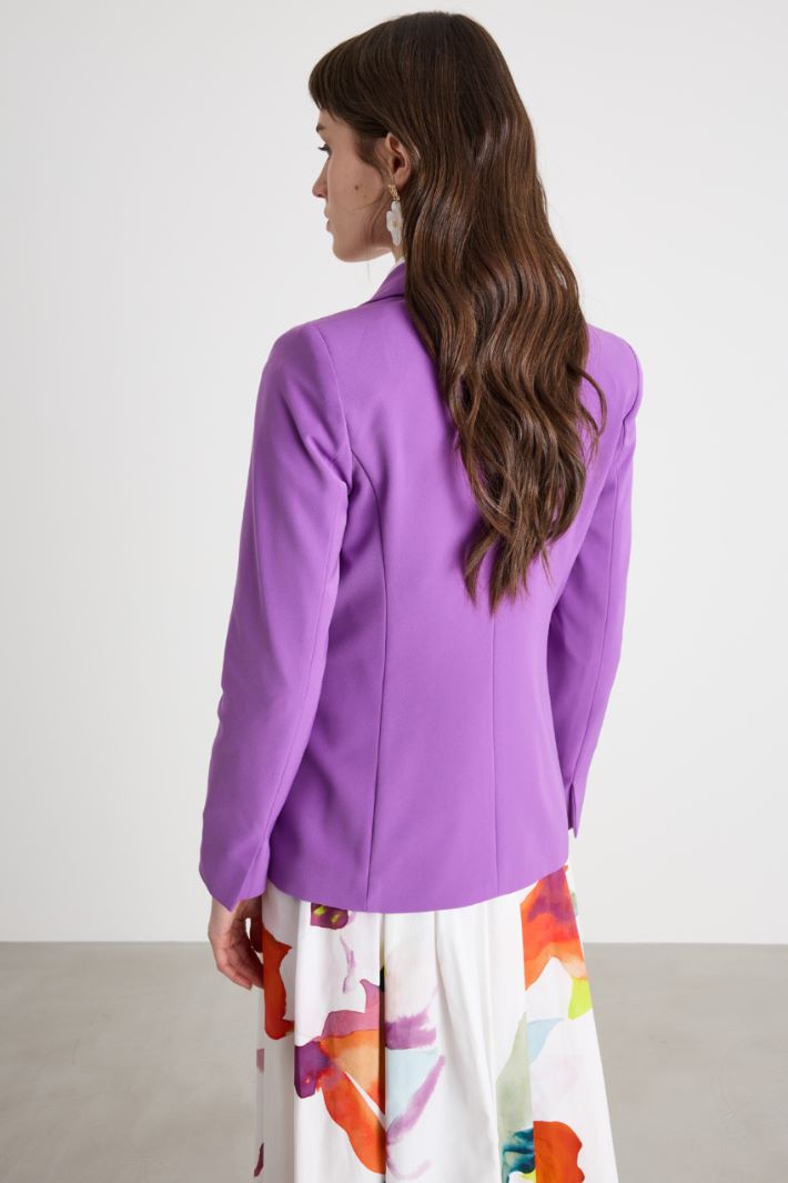 Blazer in twill tecnico stretch Intrend - 4