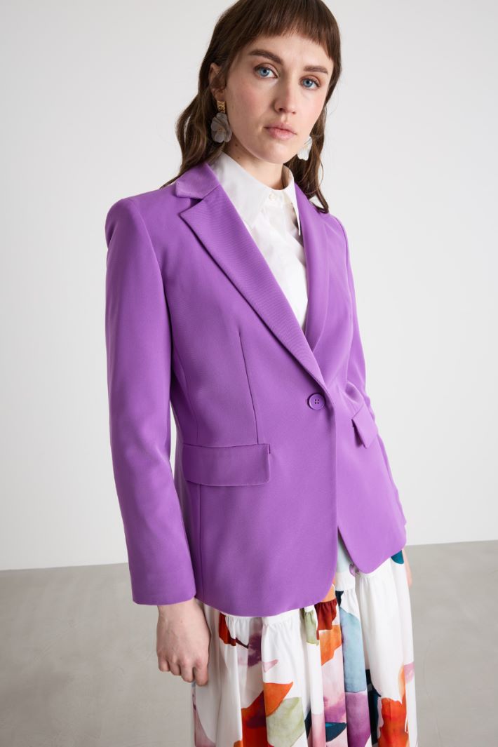 Blazer in twill tecnico stretch Intrend - 2