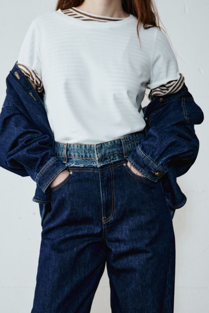 Flap-Pocket Denim Jacket Intrend - 6