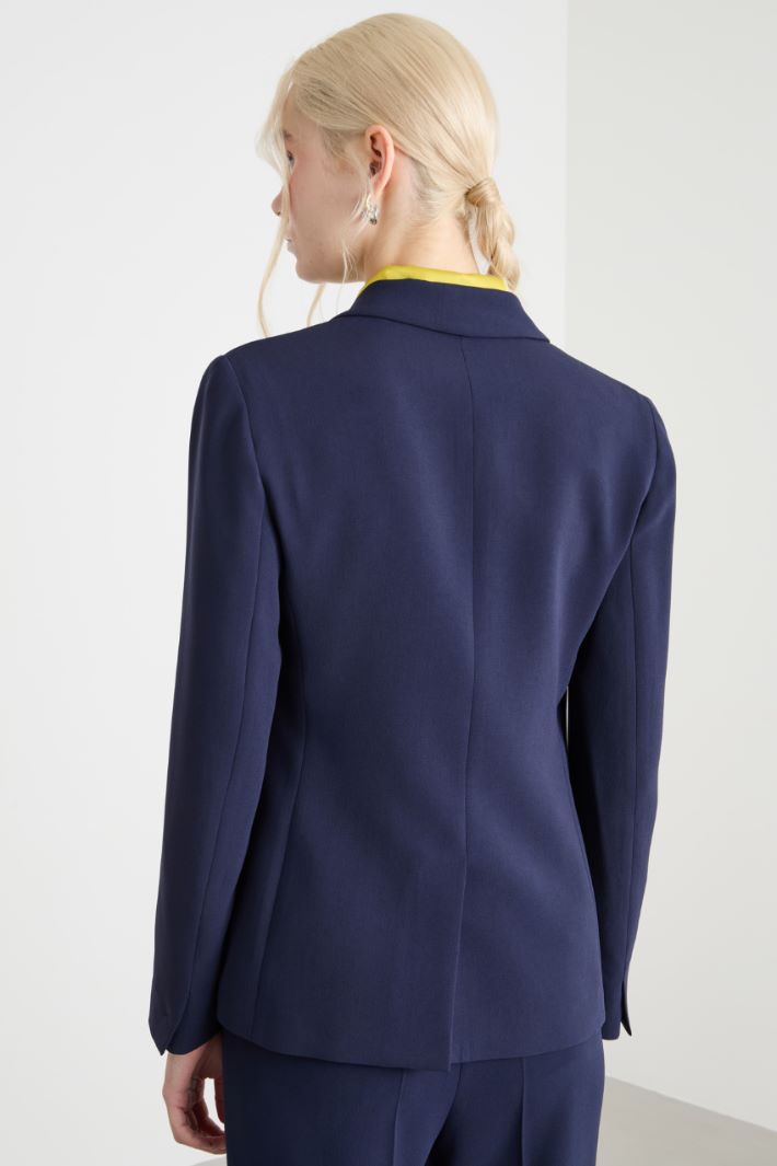 Single-breasted cady blazer Intrend - 4