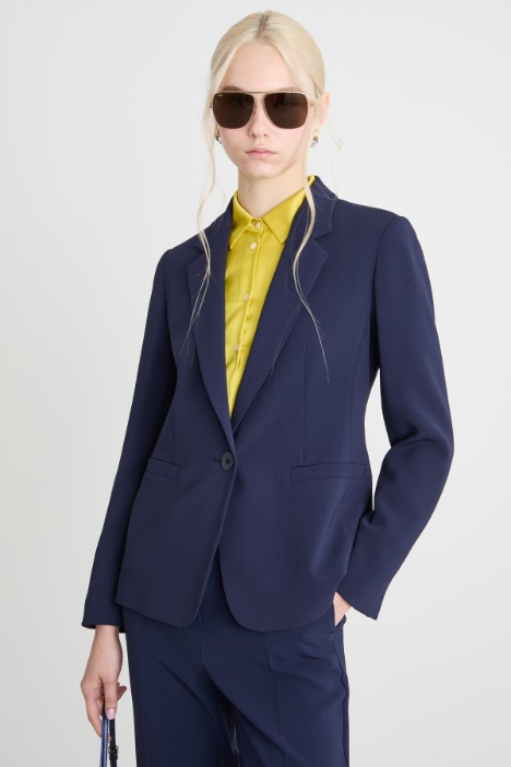 Single-breasted cady blazer Intrend