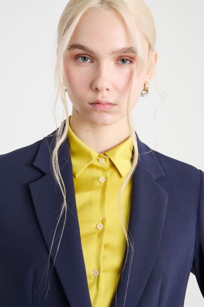 Single-breasted cady blazer Intrend - 3