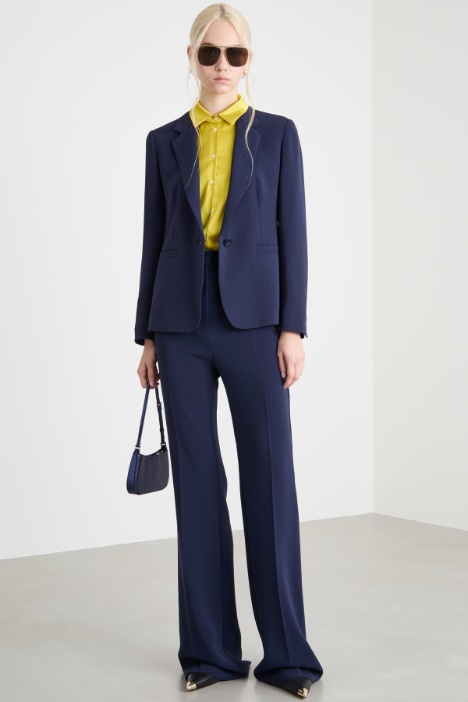 Single-breasted cady blazer Intrend