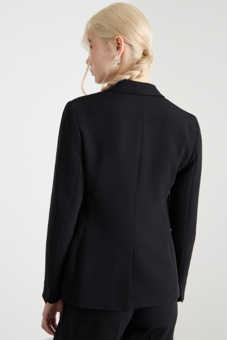 Blazer monopetto in cady