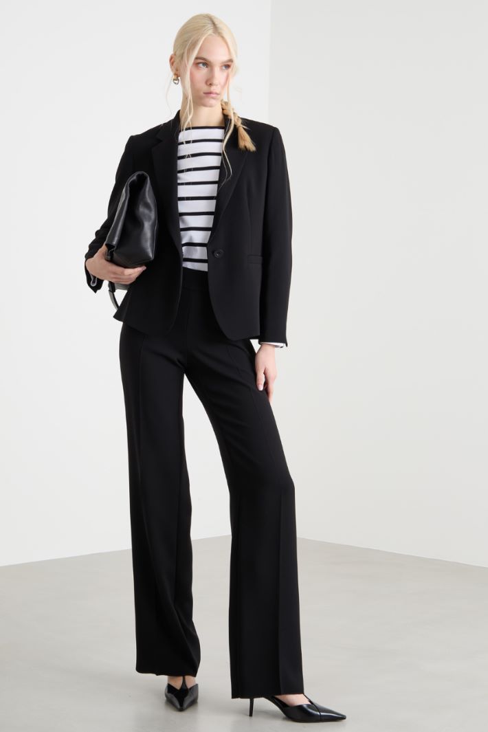 Single-breasted cady blazer Intrend